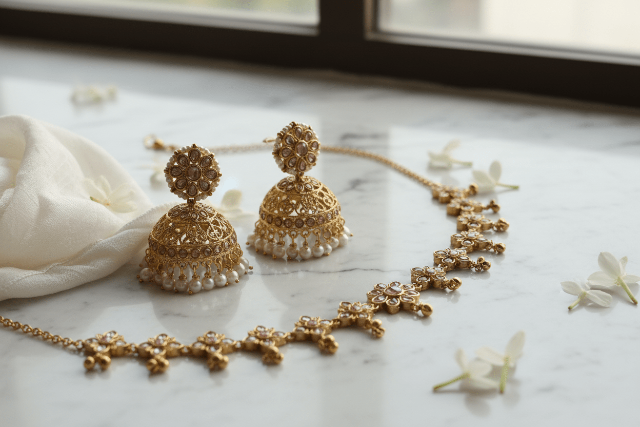 From Heritage to High Fashion: The Rise of the Jhumka Charm Anklet - 925 Silver Jewelery
