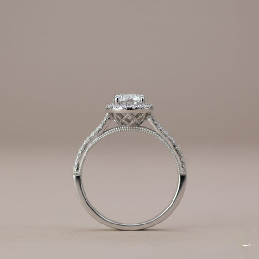 Classic Solitaire Zircon Silver Ring
