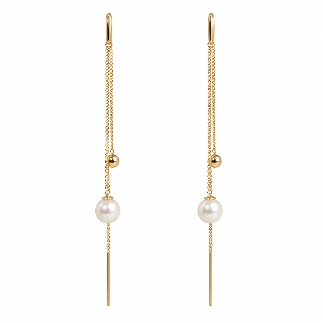 Pearl Tassel Earrings