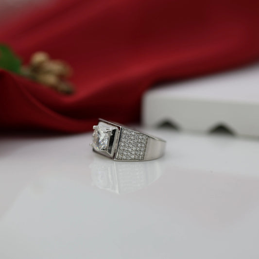 Handcrafted 925 Sterling Silver Radiant Zirconic Solitaire Collection