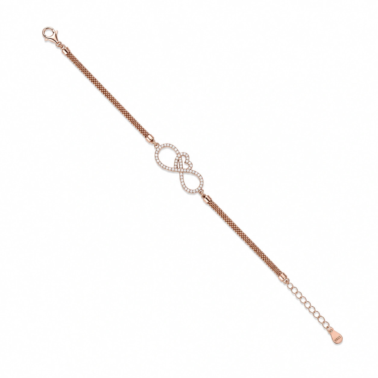 Rosegold Love Knot Bracelet
