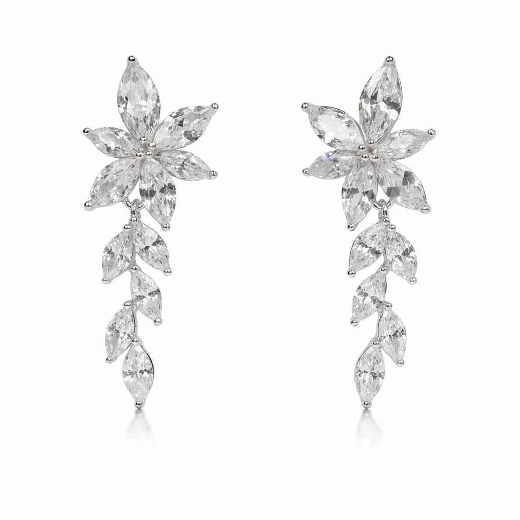 Aurora Floral Drop Earrings