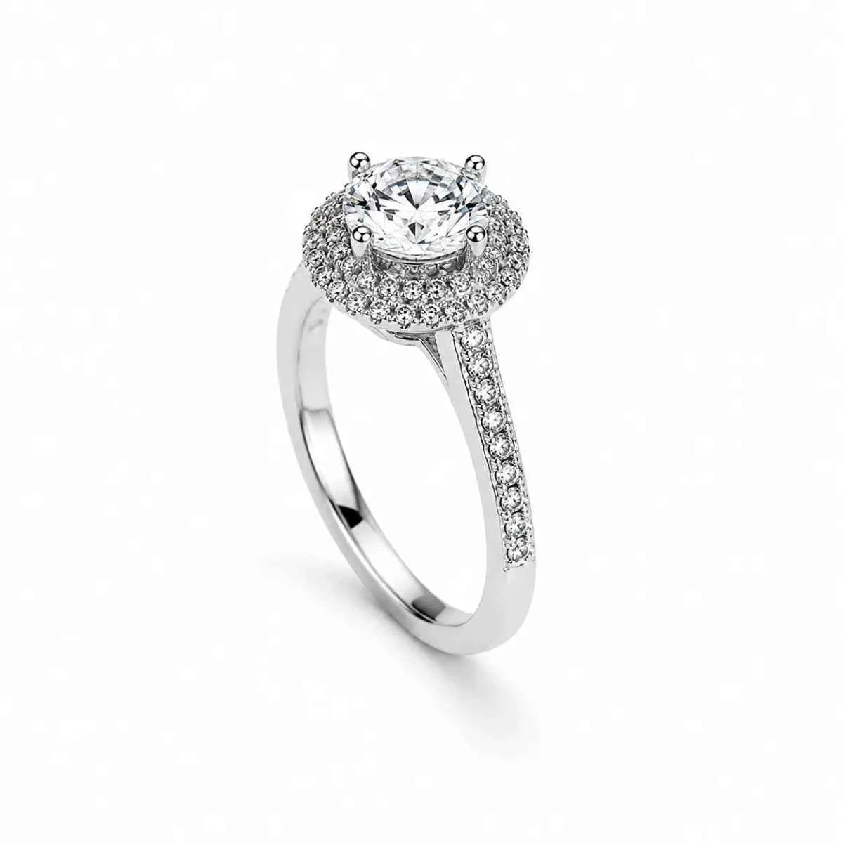 Luna Spark Sterling Silver Ring