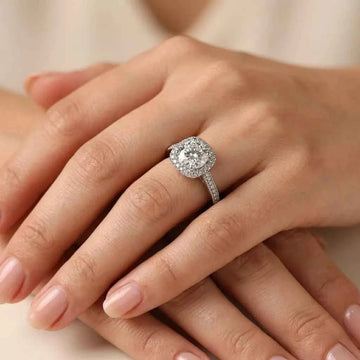 Luna Spark Sterling Silver Ring