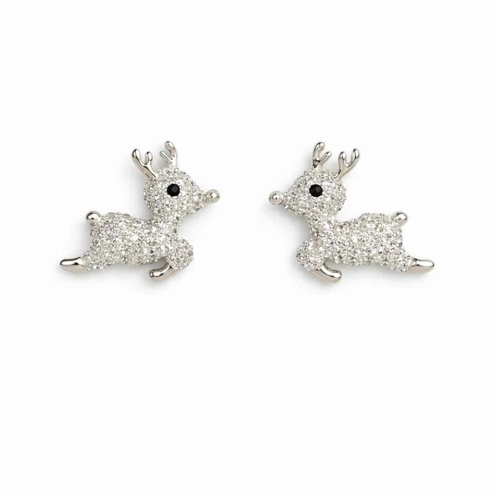 Whimsical Reindeer Pavé Studs