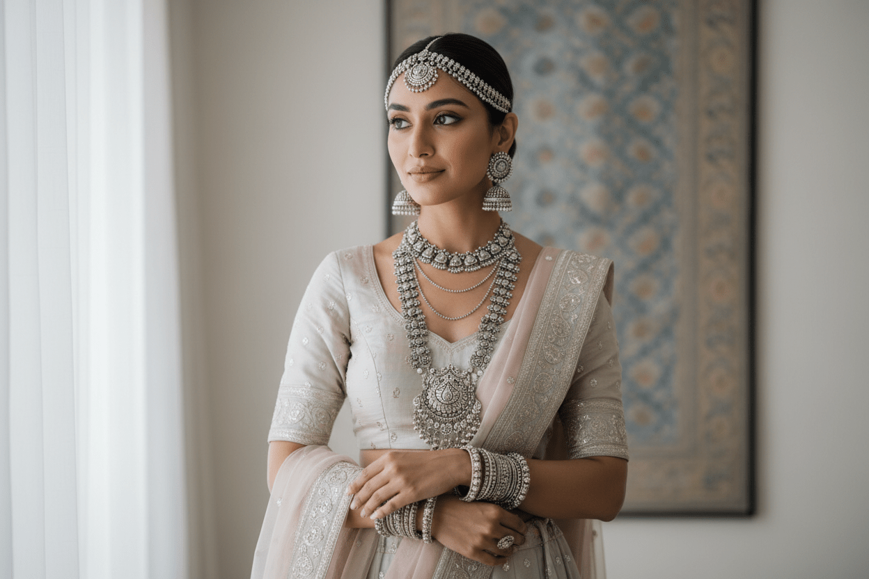 South Indian Bridal Trends: Why Gold-Plated Silver is the Smart Choice - 925 Silver Jewelery