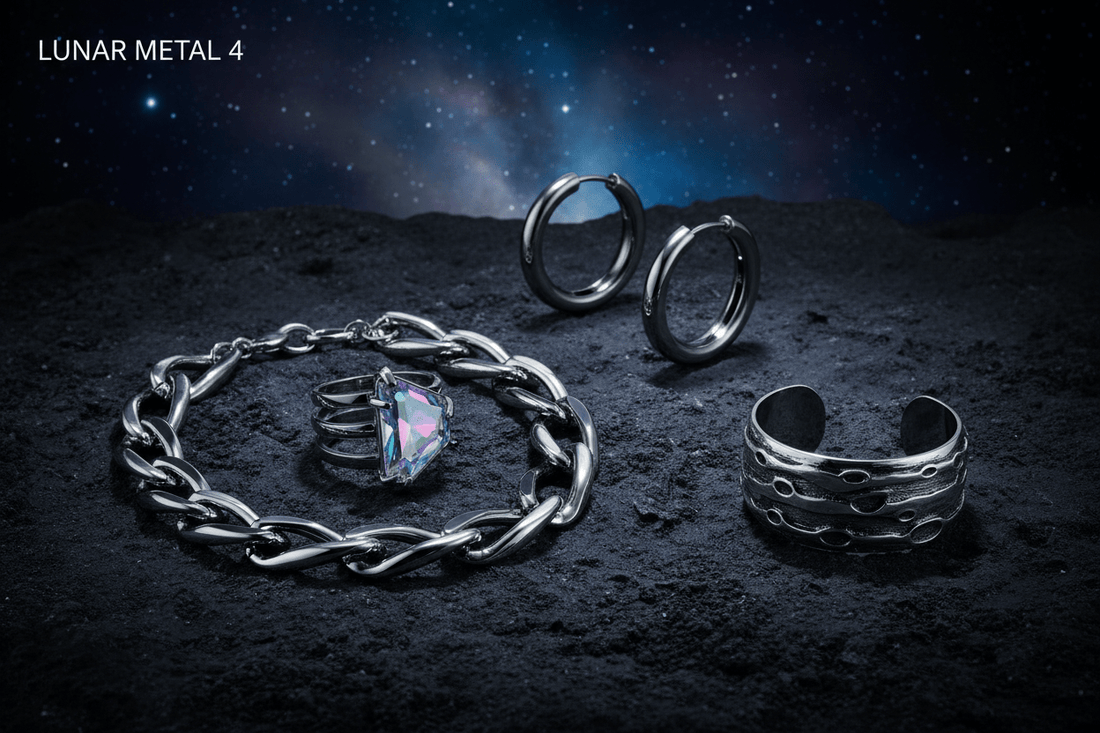 The "Lunar" Metal and Madurai Traditions - 925 Silver Jewelery