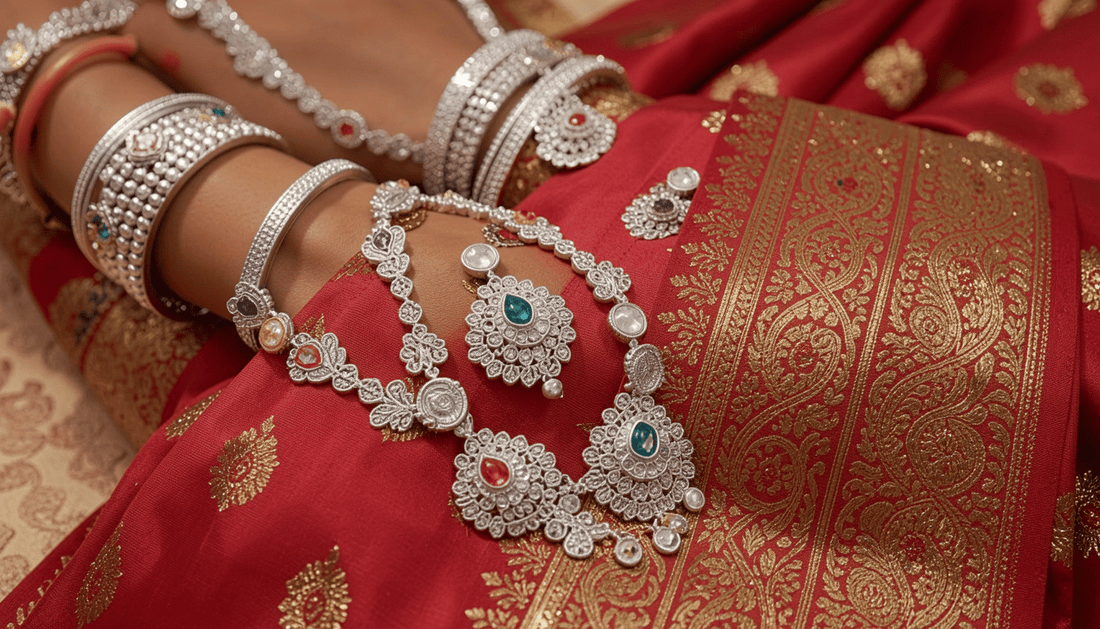 Traditional Meets Contemporary: How to Style Silver Jewellery with Ethnic Wear - 925 Silver Jewelery