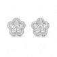 Blooming Petal Floral Stud Earrings