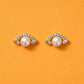 Pearl Arc Stud Earrings