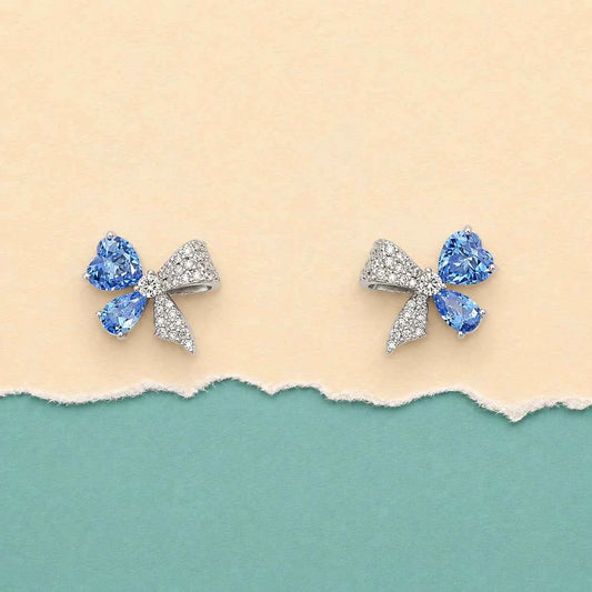 Butterfly Bow Stud Earrings