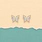 Butterfly Sparkle Stud Earrings