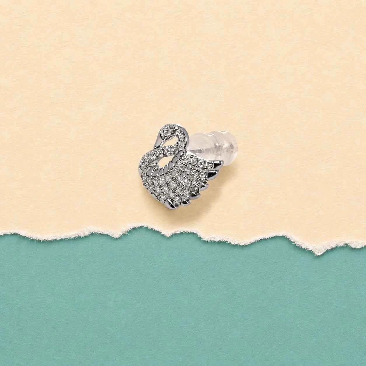 Swan Stud Earrings