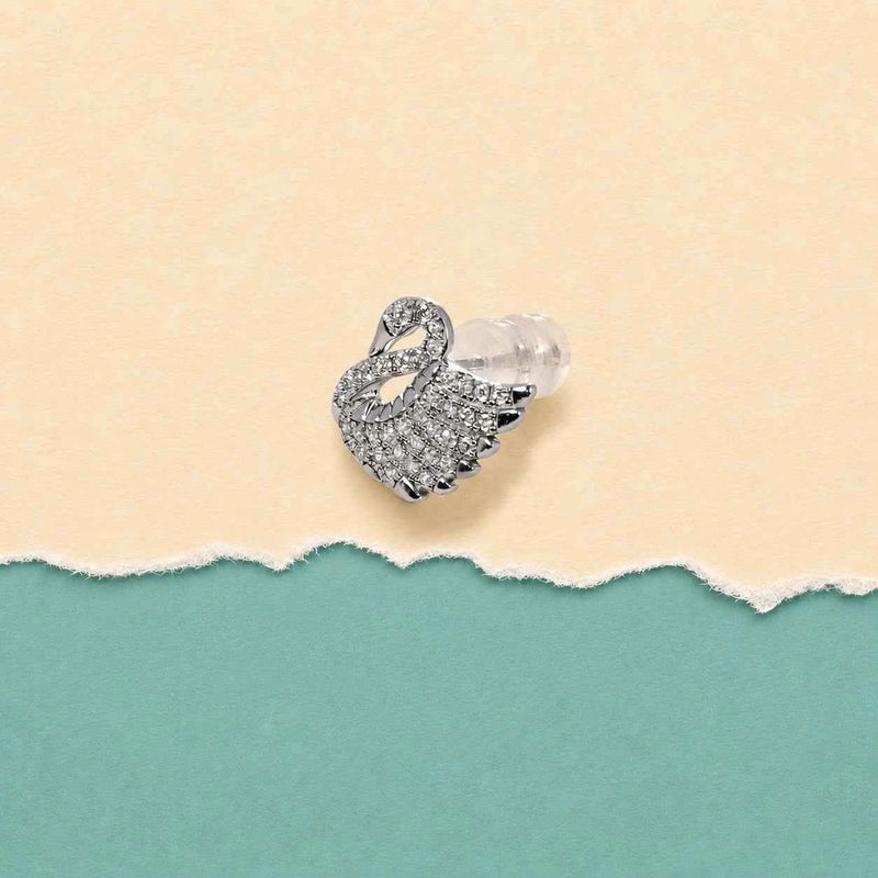 Swan Stud Earrings