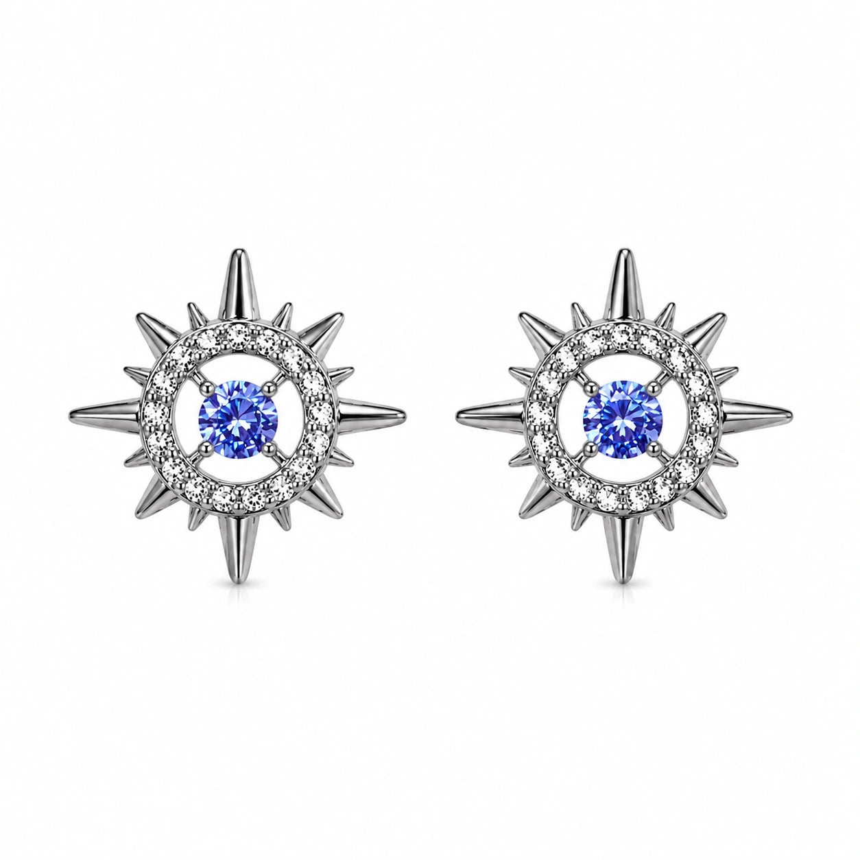 Twilight Starburst Stud Earrings
