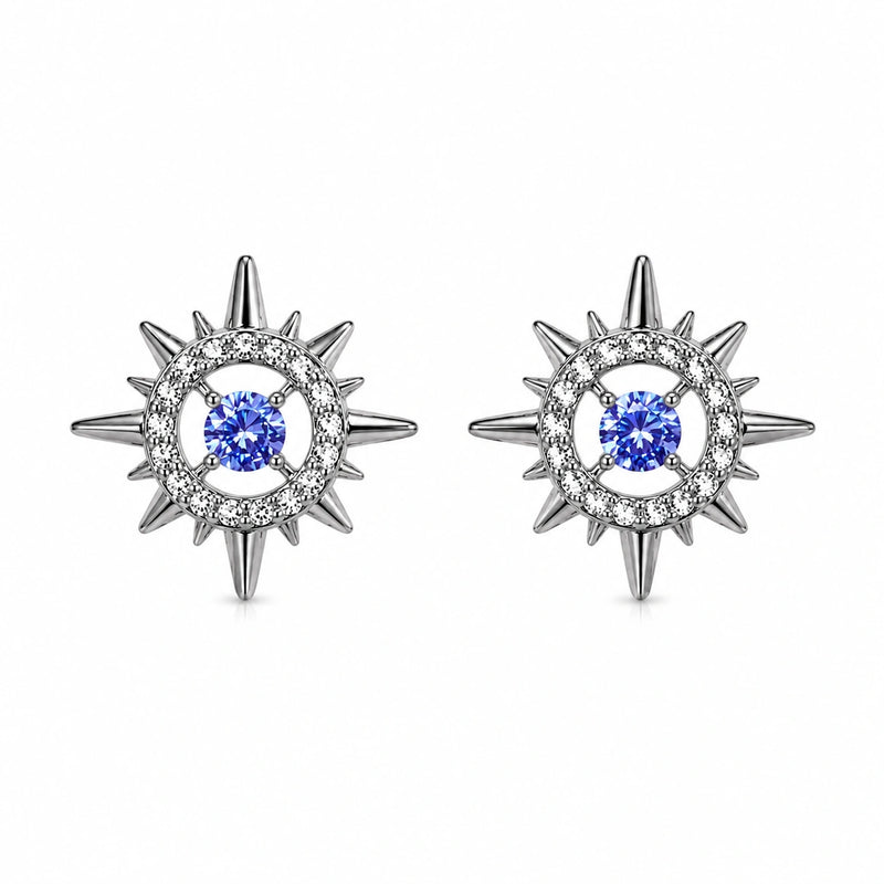 Twilight Starburst Stud Earrings