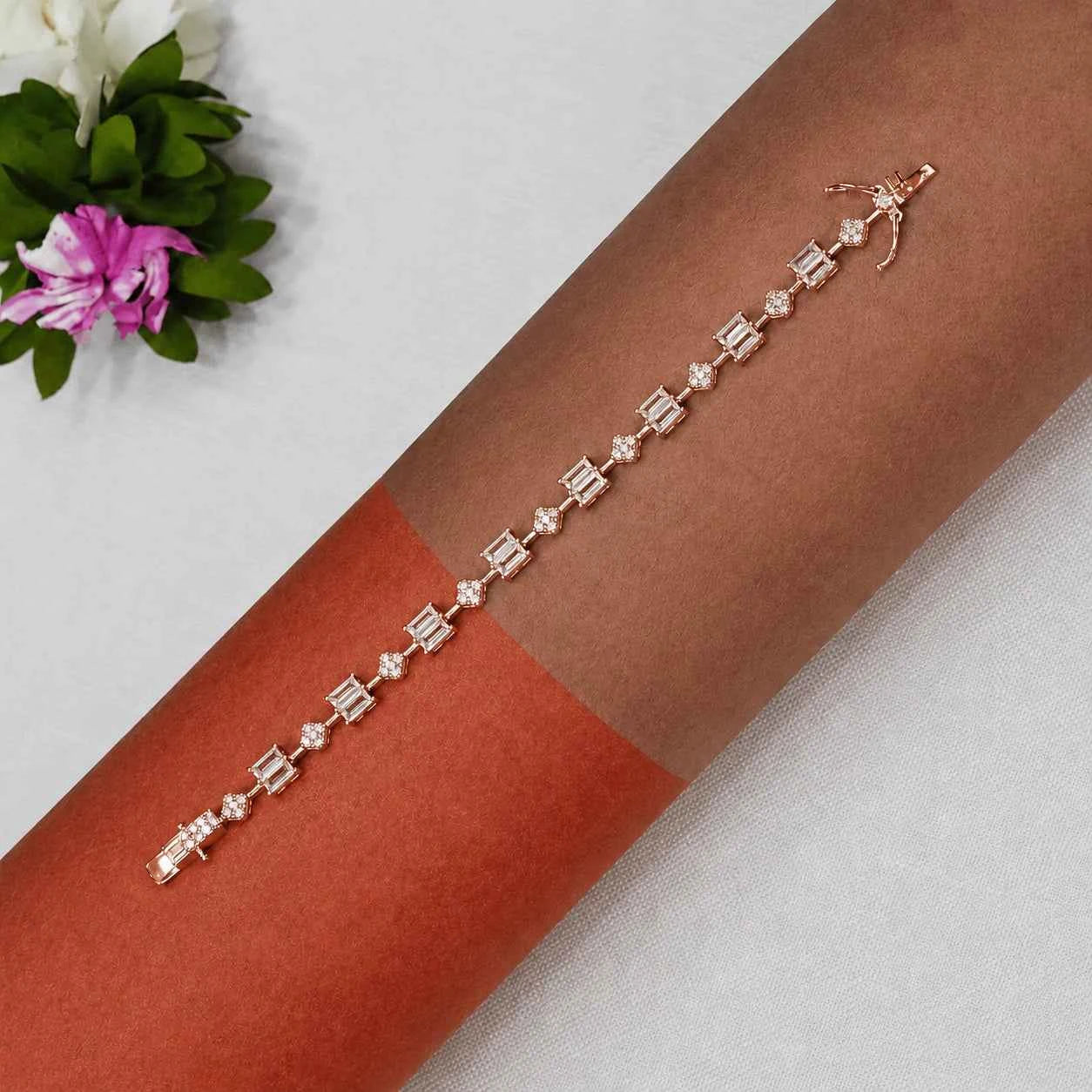 Regal Crystal Link Bracelet