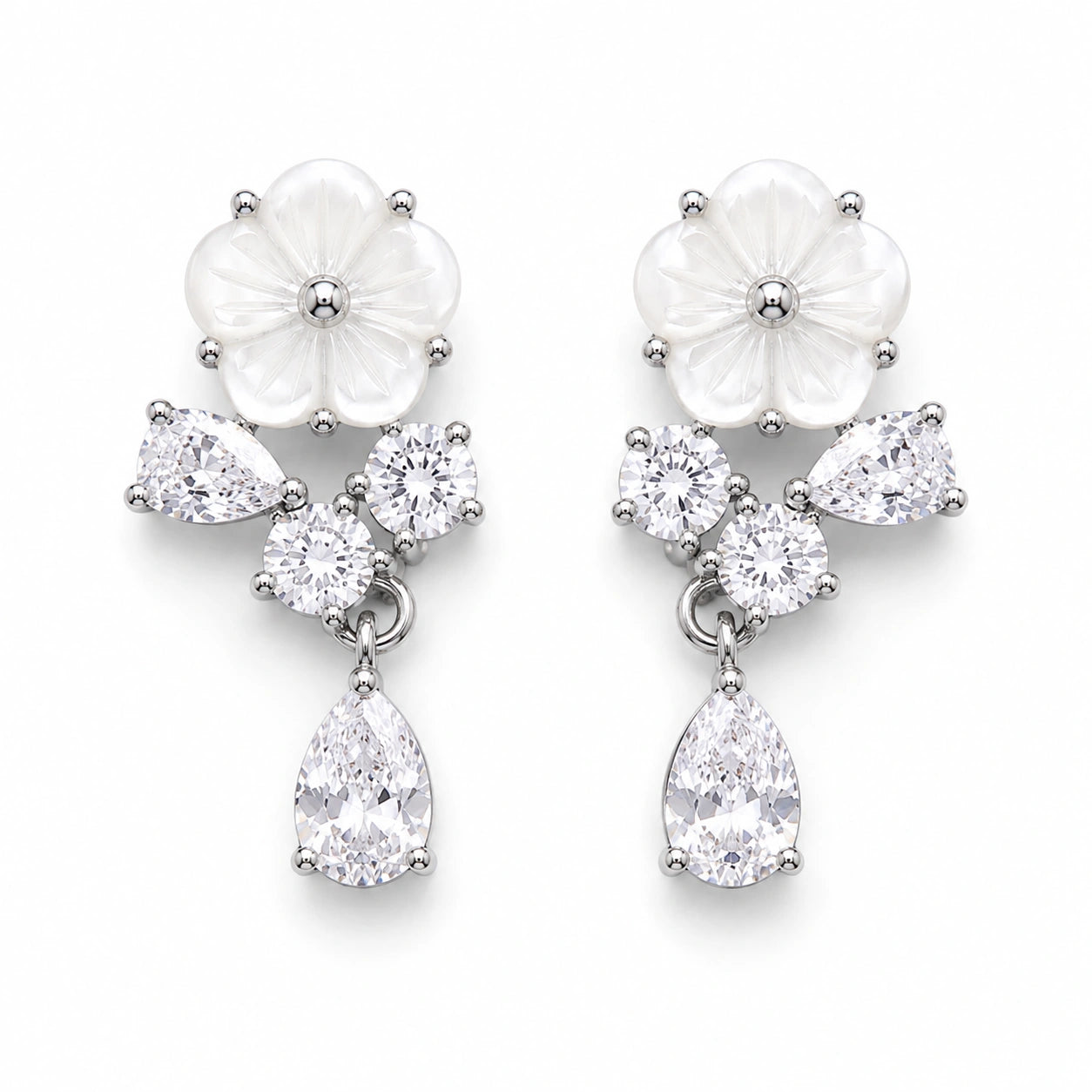 Floral Drop Earrings