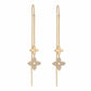 Floral Tassel Earrings
