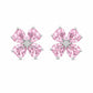 Pink Bloom Stud Earrings