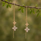 Floral Tassel Earrings