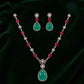 Victorian Drop Pendant Necklace Set