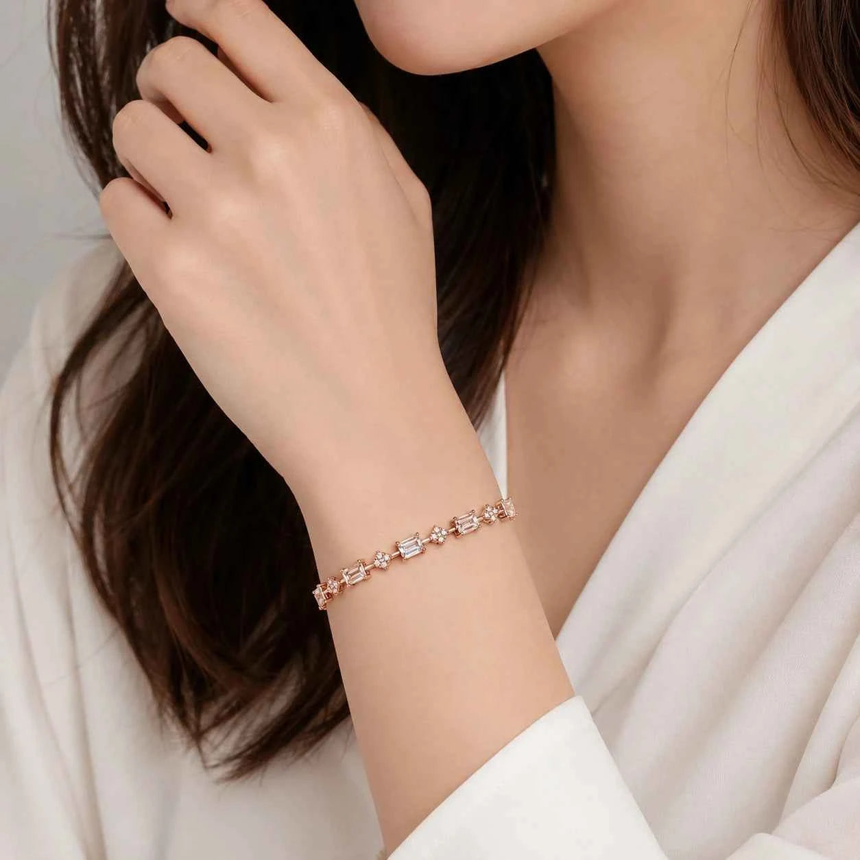 Regal Crystal Link Bracelet