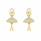 Ballerina Grace Stud Earrings