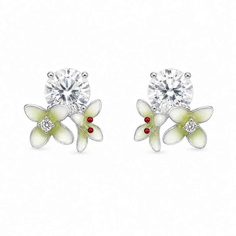 Blossom Garden Floral Stud Earrings