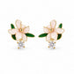Blossom Spark Floral Stud Earrings