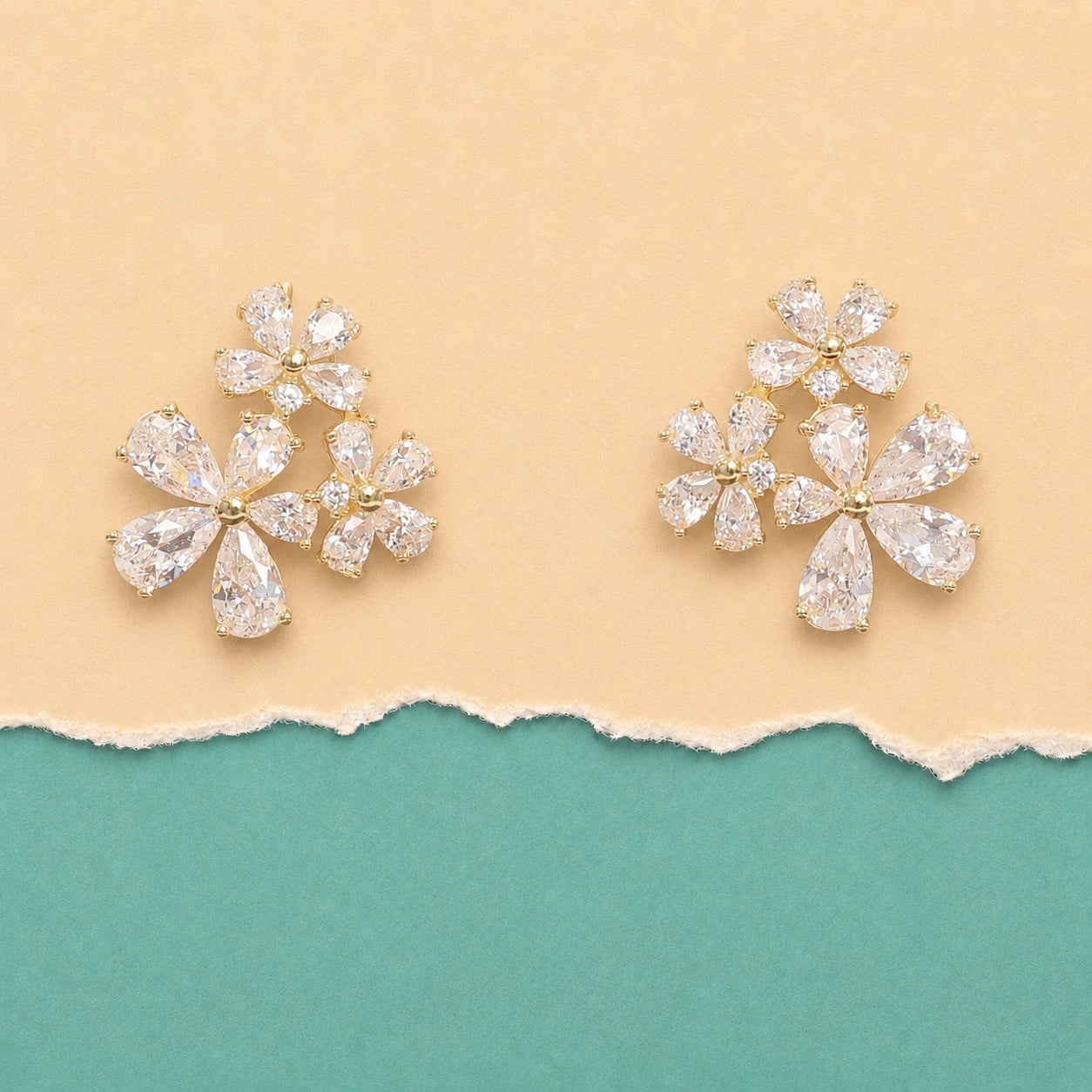 Blossom Trio Stud Earrings