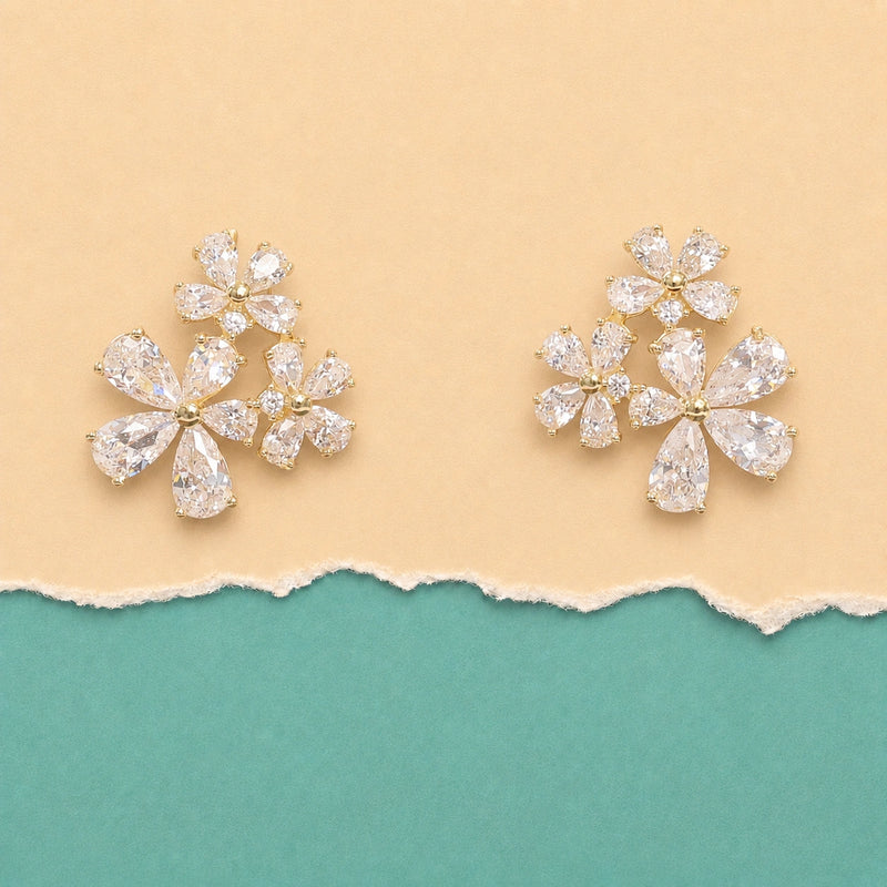 Blossom Trio Stud Earrings