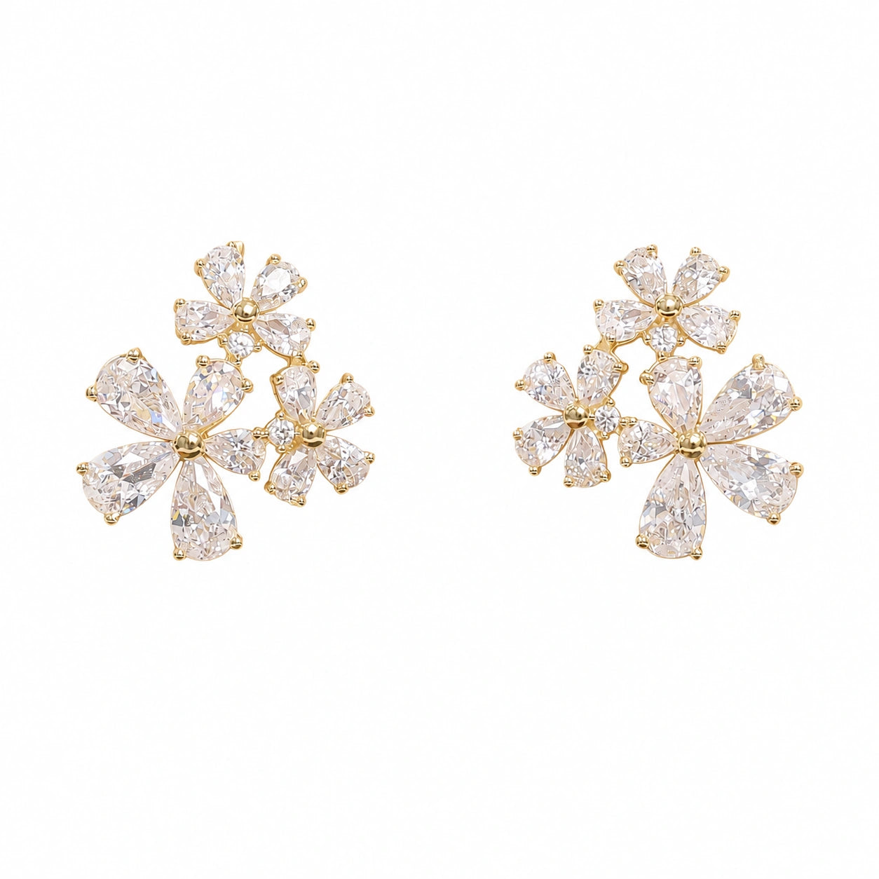 Blossom Trio Stud Earrings