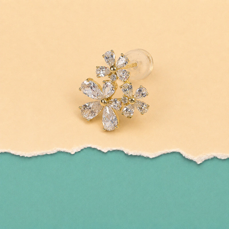 Blossom Trio Stud Earrings