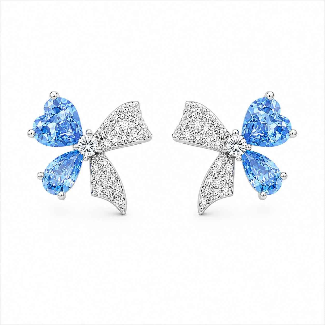 Butterfly Bow Stud Earrings