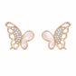 Blush Flutter Butterfly Stud Earrings