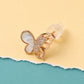 Blush Flutter Butterfly Stud Earrings