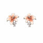 Blush Lily Bloom Stud Earrings