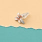 Blush Lily Bloom Stud Earrings