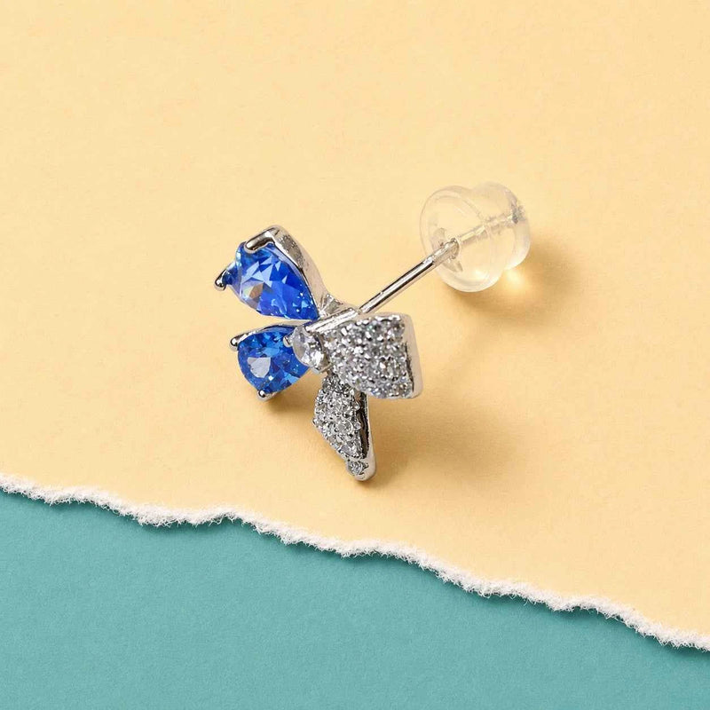 Butterfly Bow Stud Earrings
