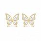 Butterfly Sparkle Stud Earrings