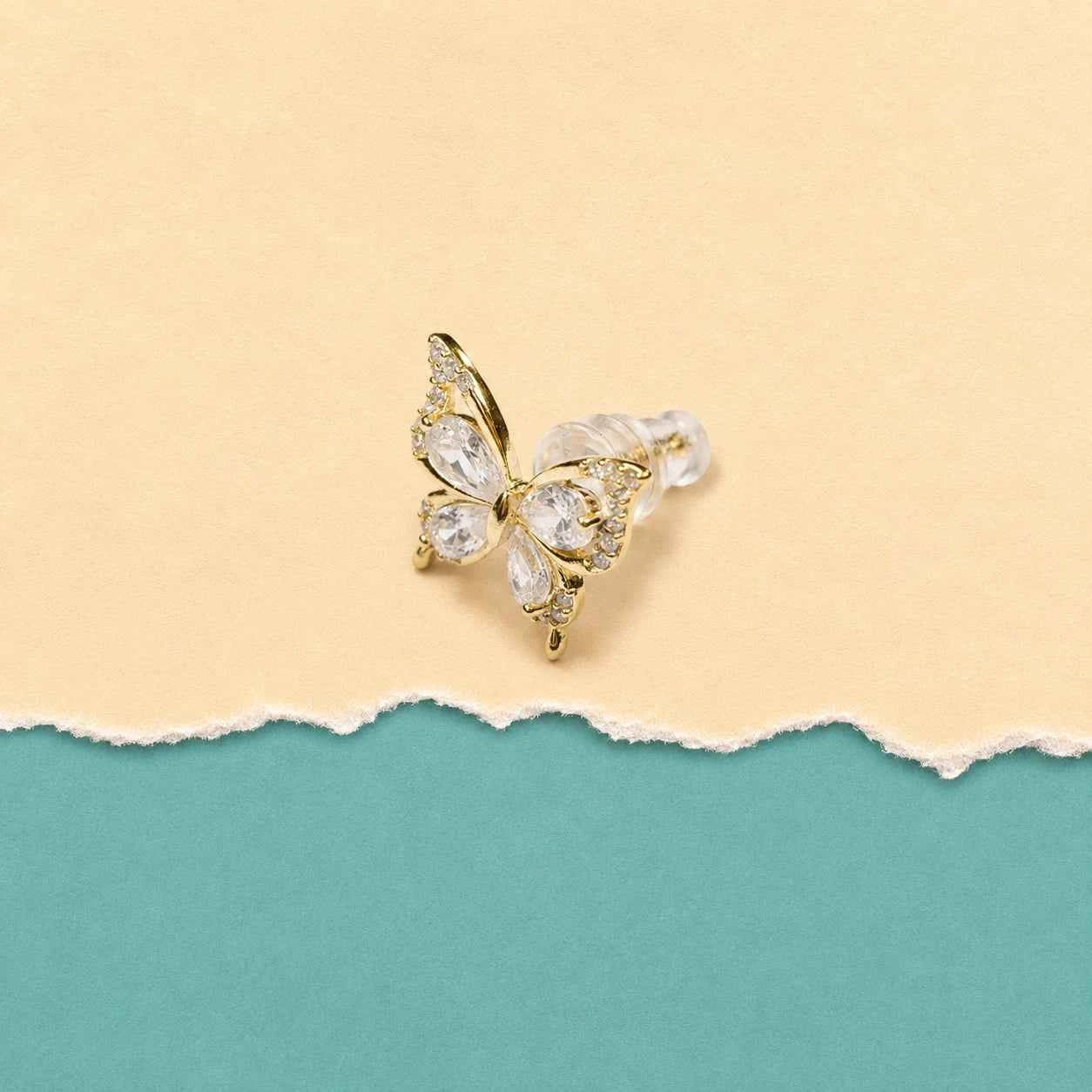 Butterfly Sparkle Stud Earrings