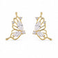 Butterfly Wing Stud Earrings