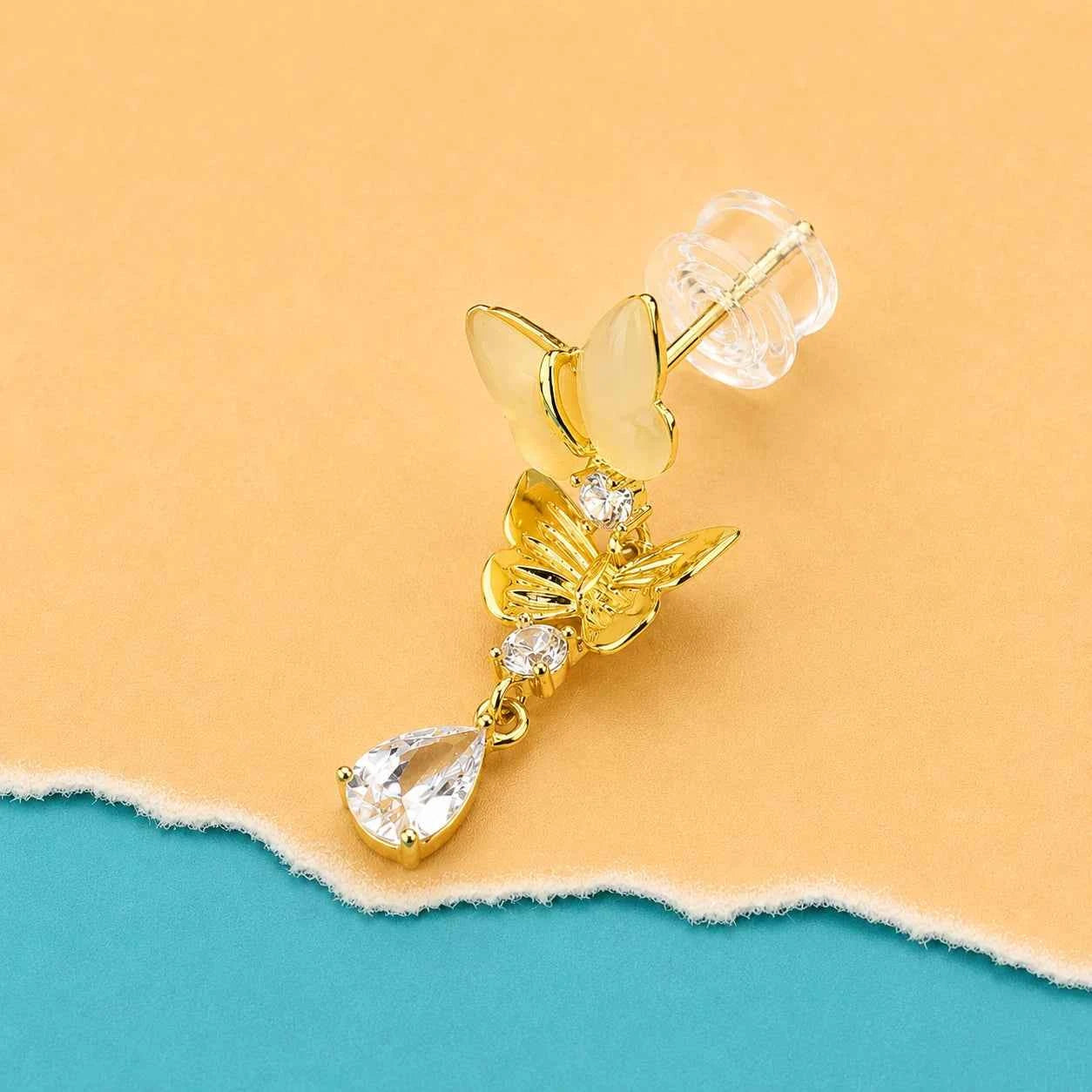 Butterfly Drop Earrings