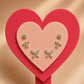 Butterfly & Floral Side Earring