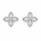 Celestia Baguette Bloom Stud Earrings
