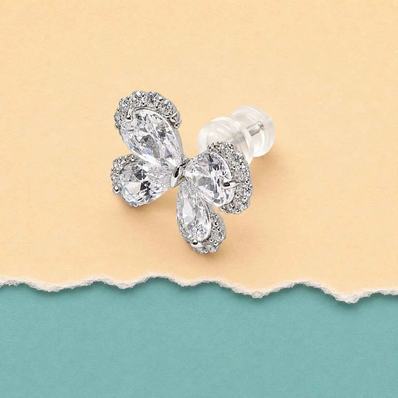Celestial Flutter Halo Stud Earrings