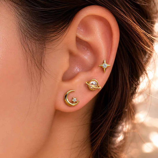 Celestial Side Earrings