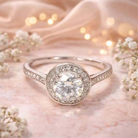 Luna Halo Sparkle Ring