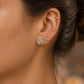 Floral & Ribbon CZ Stud Set